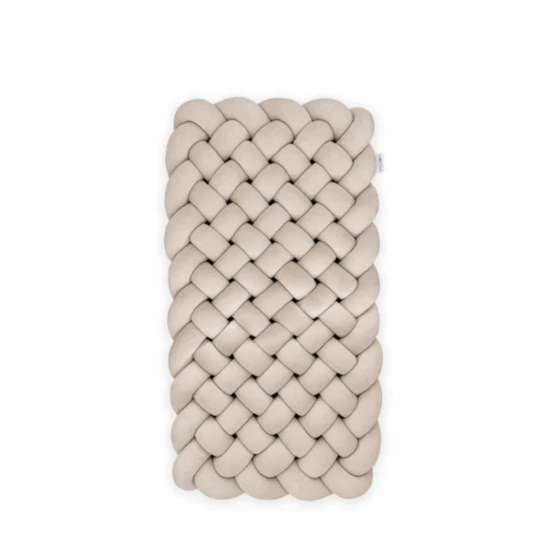 Flätad lekmatta velour / madrass / lekmatta